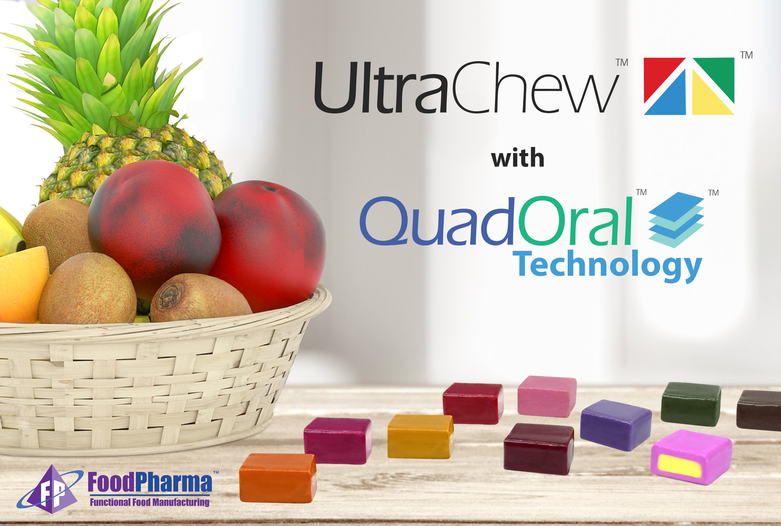 Quadoral UltraChew FoodPharma contract food manufacturing